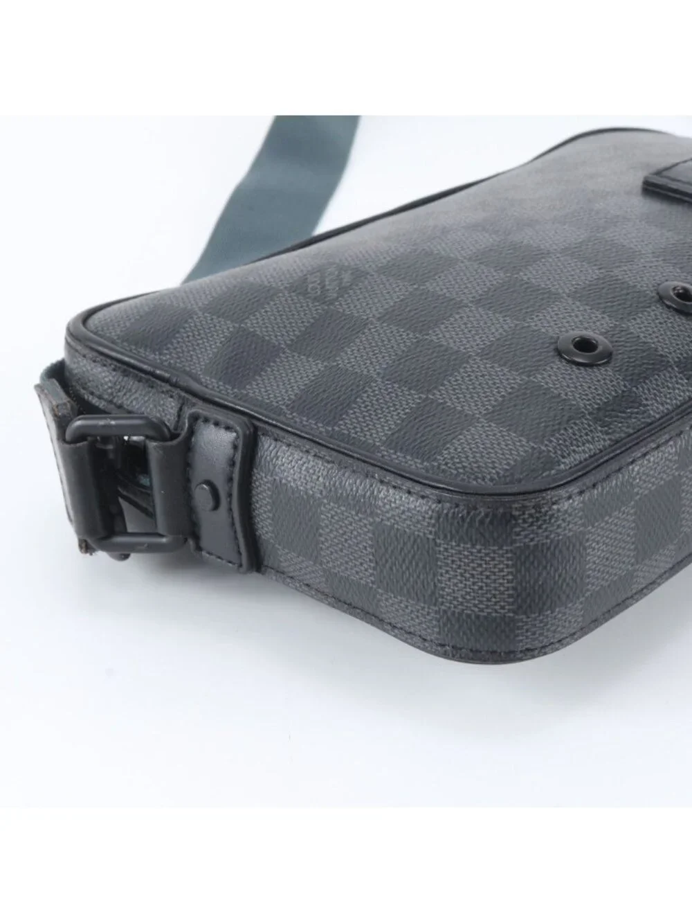 Louis Vuitton Damier Graphite Alpha Messenger Shoulder Bag Crossbody Leather